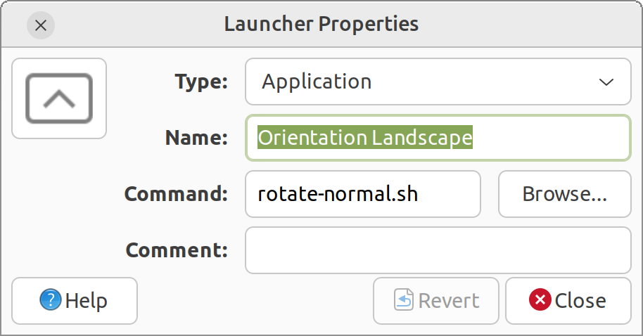 Create a custom launcher.